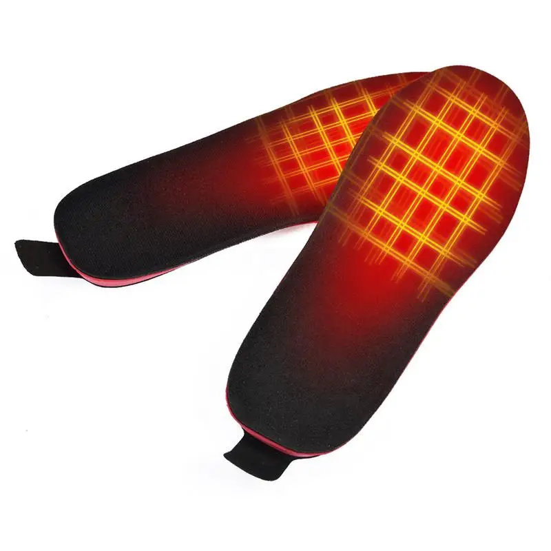 USB Heated Shoe Insoles With Remote Control Feet Warm Sock Pad Mat Electrically Heating Insoles Electric Heater Pads