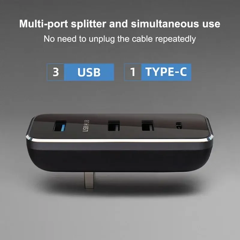 Nouvellement Hub USB pour Tesla Model 3 Y 2022 Station d'accueil Boîte à  gants Splitter Ports Extender Chargeur rapide Accessoires de voiture