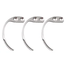 

3 Pcs Slipper Hard Tag Hook Stainless Steel Anti Theft Tag Unlocking Device