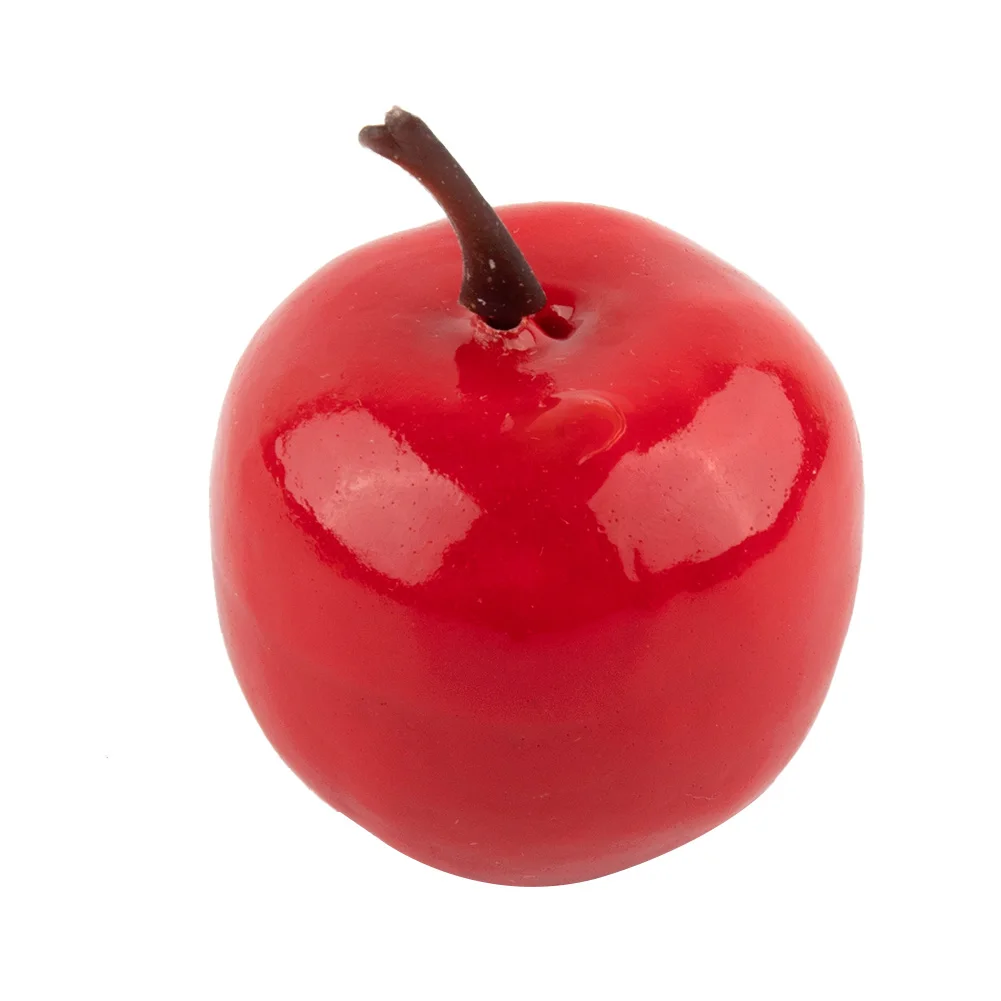 20pcs Rot/Grün Mini Künstliche Apple Gefälschte Obst Simulation Lebensechte Ornament Dekor Home Küche Party Weihnachten Dekoration – Detail 10