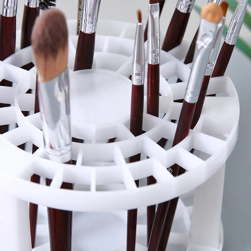 Lattices Cosmetic Make-up Brush Storage Box Multifunction Large-Capacity Table Organizer Make Up Tools Pen Storage Holder storage box makeup organizer makeup storage box cosmetic storage box