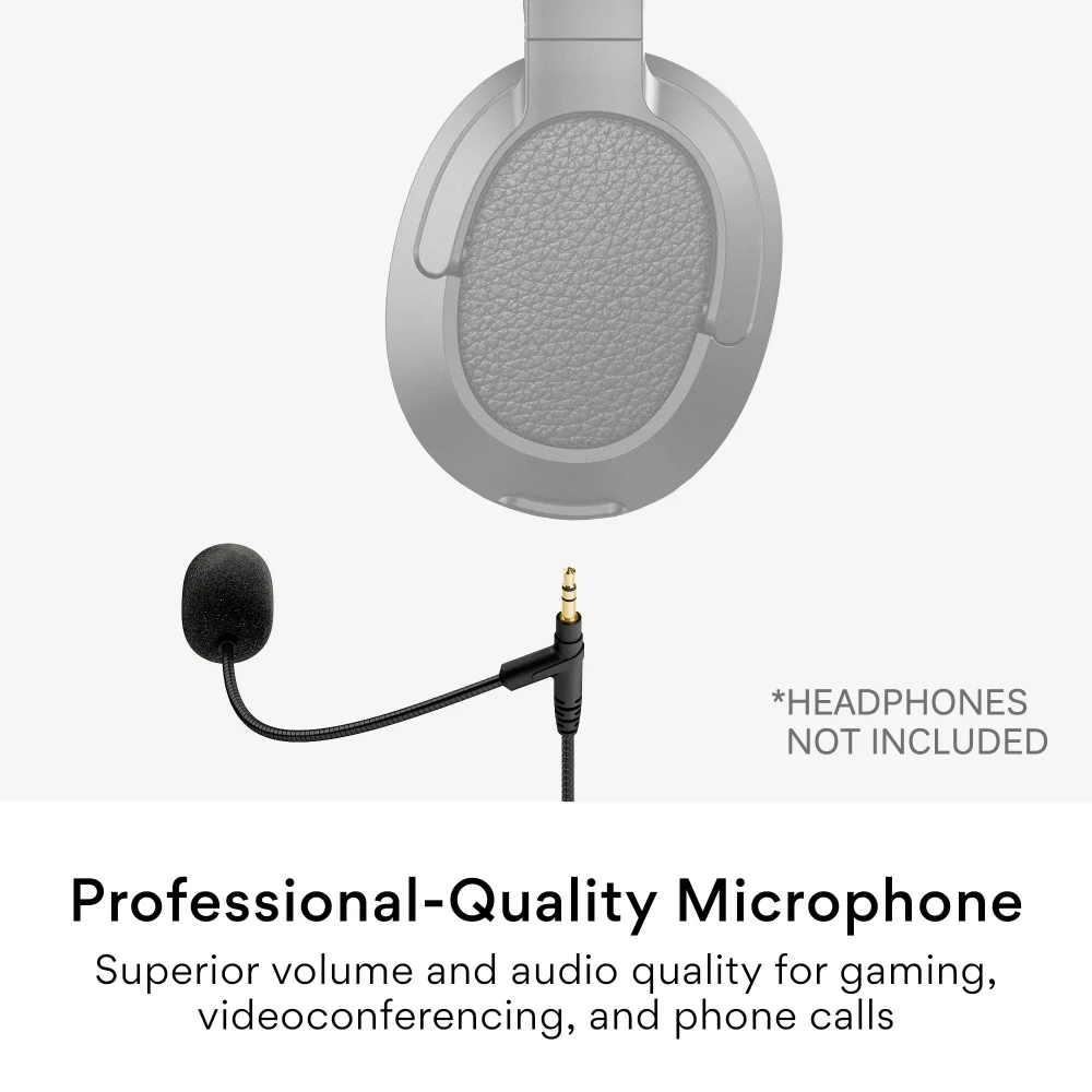 OFC Replacement Braided Cable With External Microphone For Sony MDR-XB950BT MDR-XB950B1 WH-H900N MDR-XB950N1 Headphones