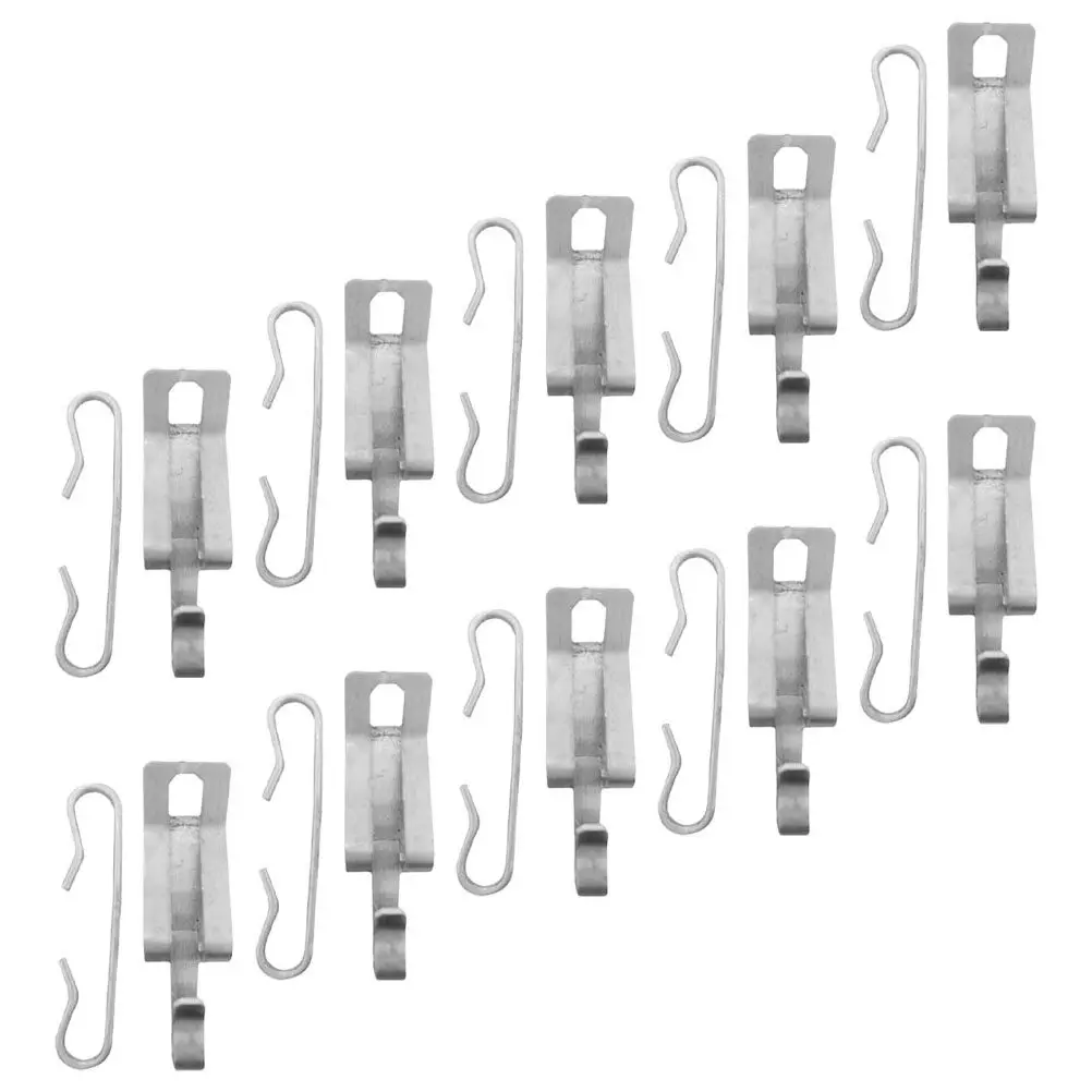 20Pcs 알루미늄 열 케이블 클립 스페이서 지붕 눈 녹는 방지 키트 야외 난방 ..