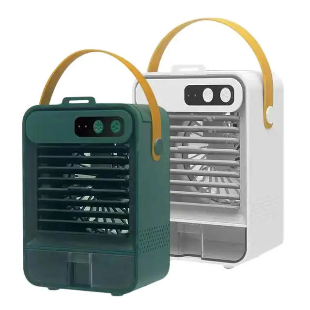 Hordozható Léghűtő 3 Sebességű Usb-Töltés Párologtató Hűtő Levegő Párásító Szépség Tükör Otthoni Készletek Csendes