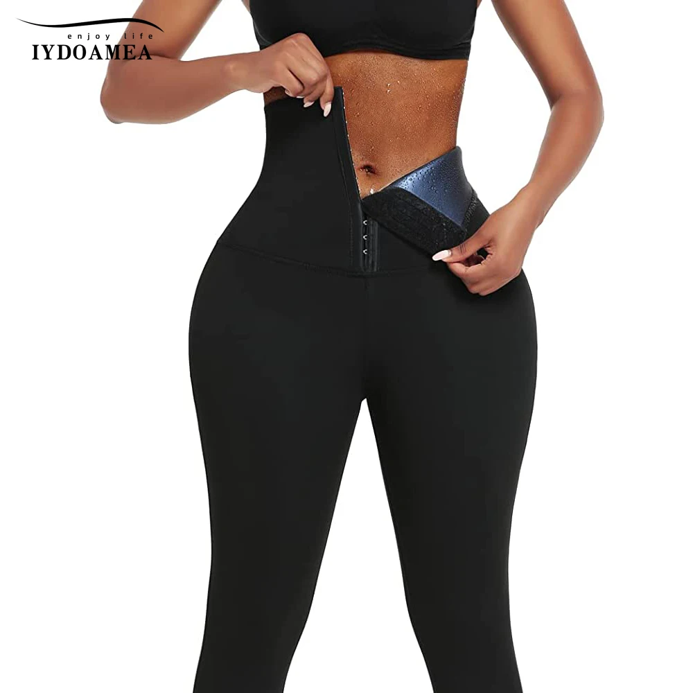 

Sauna Shaper Pants Legging Sweat Compression Thermo for Women High Waist Sweat Pants Hot Neoprene Workout