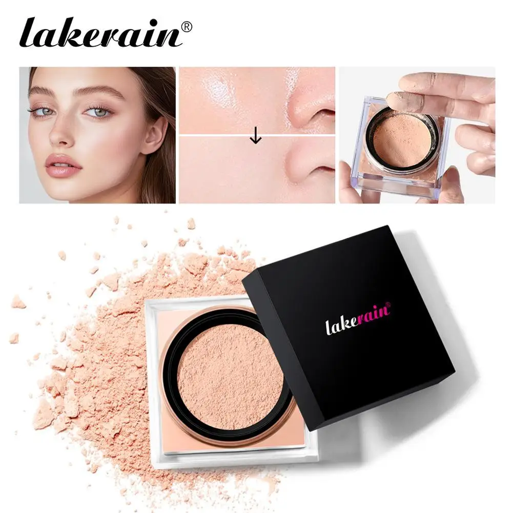 Loose Baking&Setting Powder Even Skin Tone Moisturizing Brightening Soft Focus matte Setting Powder 6.5g 1pcs