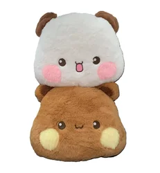 Bubu Dudu Plush Panda Bear Cartoon Pillow - Soft & Cute Home Decoration Cushion - 33CM (Panda and bear)