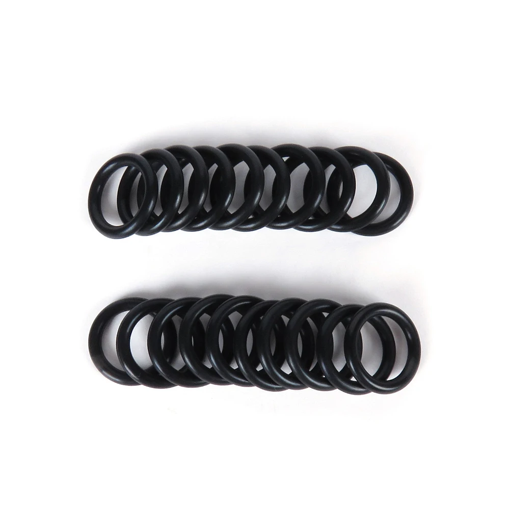 Diving O Rings Kit Diving Sports O-Rings Kit Scuba Diving Dive Rubber 20pcs Accessories Black Refill Dive O-Ring Repair Replacement