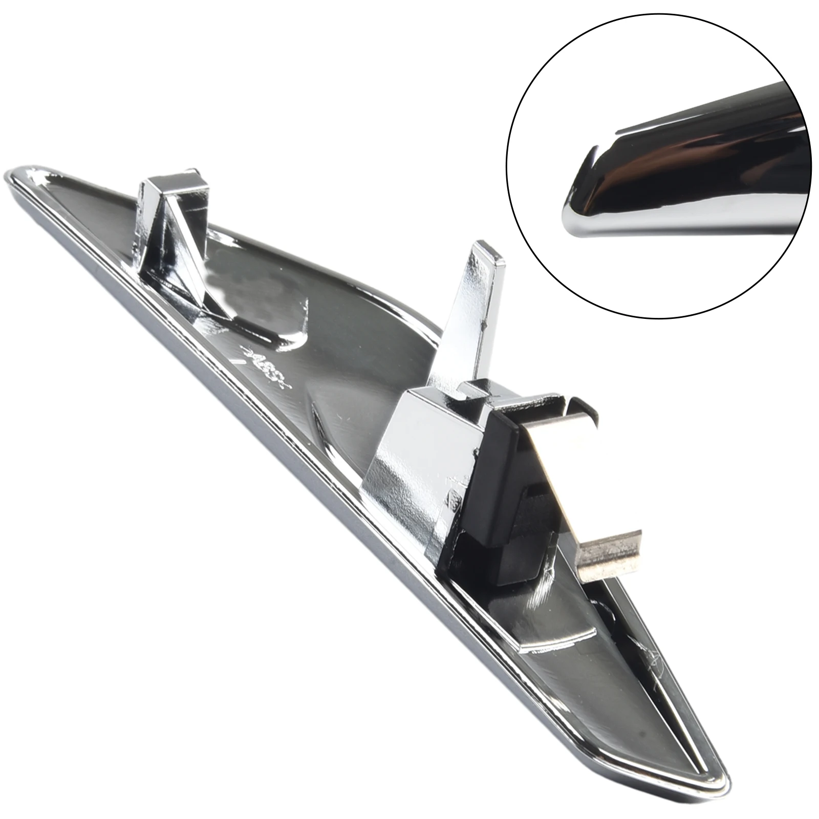 

2pcs Car Front Fender Chrome Finisher Left Right Side Chrome Finisher For BMW For X3 F25 For X4 F26 51117338569,51117338570