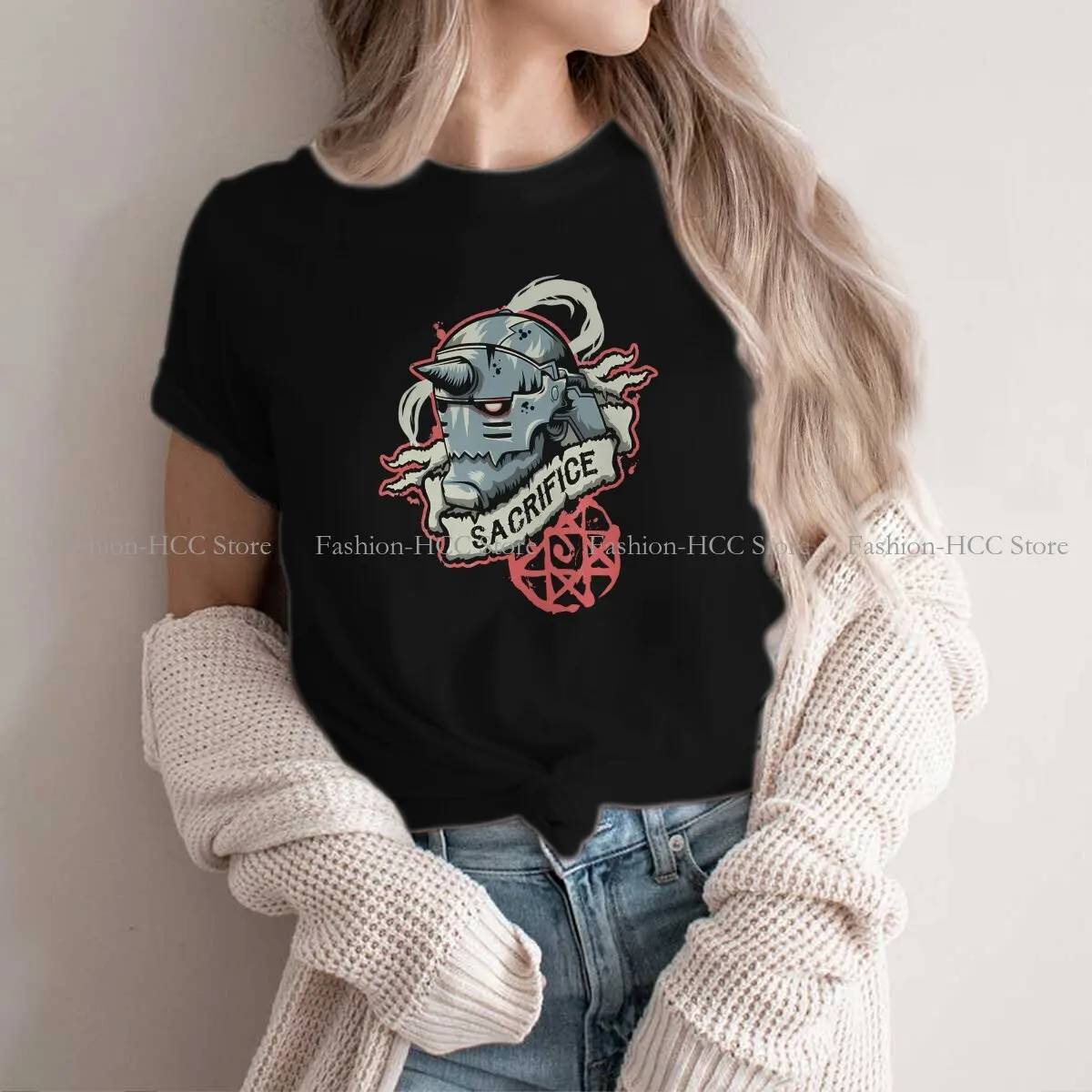 

The Guts Brand Of Sacrifice Polyester TShirts Cursed Ahield Print Homme T Shirt New Trend Clothing
