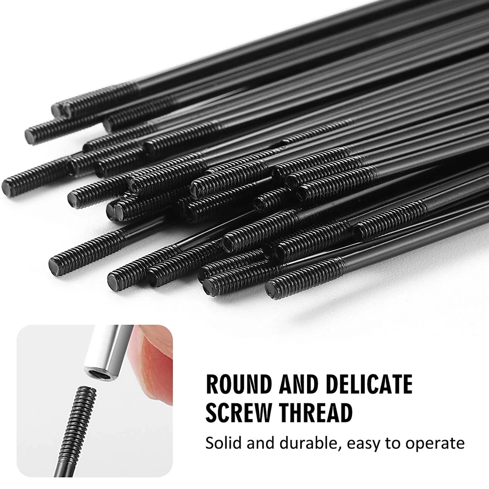 Bicycle spokes bike spokes nipples Flexible 170mm-290mm 26inch 700C Wheels Road Bike Bicycle Spokes Stainless Steel Spokes Nipples Cycle