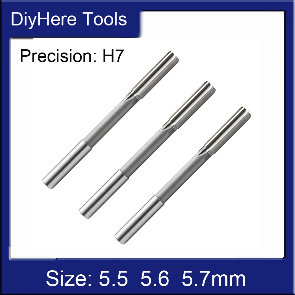3PcsNonstandardChuckingReamerStraightShankMachineReamers555