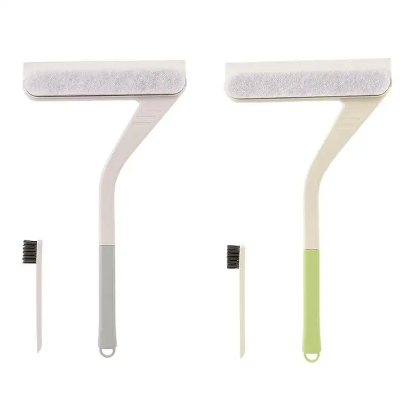 

Crevice Brush Wiper Scraper Multifunctional Window Brush Scratchproof Squeegee Wiper Mesh Screen Brush Window Cleaner for home