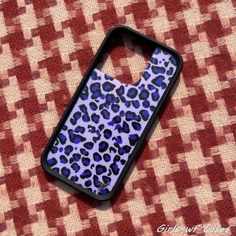 Wildflower Girls Fashion Leopard Print Cherry Tiger Phone Case Cover