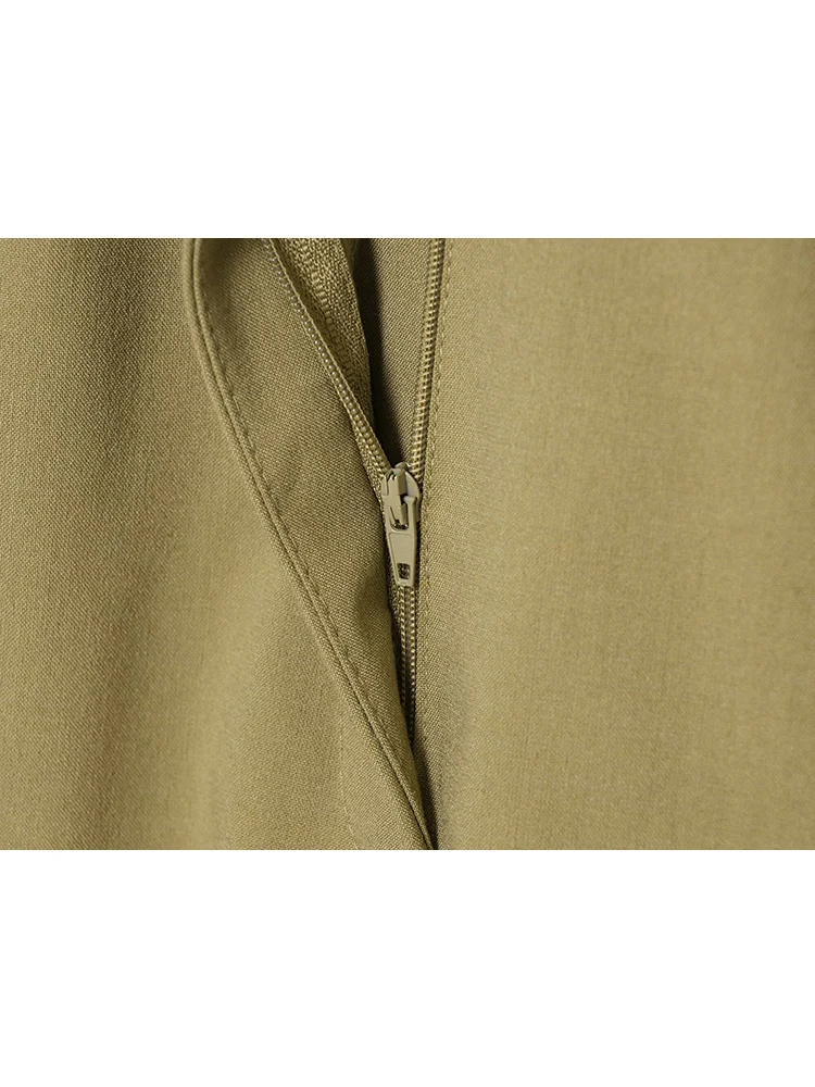 TFMLN Women Playsuits 2025 Trend Elegant Women's Short Romper Chic Shoulder Pad Jumpsuit Female One Pieces Bodysuit With Belt