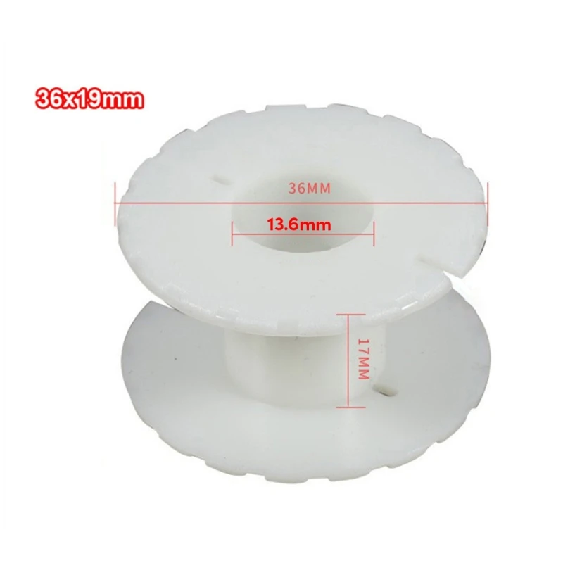 

Round Bobbin Wire Coil Frame Plastic Bobbin for DIY Inductor Environmentally Friendly ABS Not Easy to Break Dropship