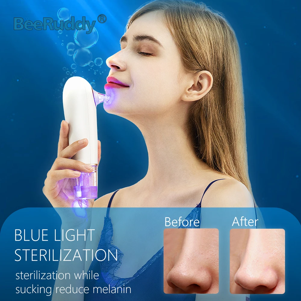 BeeRuddy Small Bubble Cleaner Blackhead Remover Beauty Machine Water Cycle Cleaning Shrink Pore Electric Skin Care |