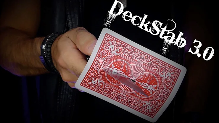 

DECK STAB 3 BLUE/Red by Adrian Vega Gimmicks Card Magic and Trick Decks Close Up Magic Props Illusions Street Magic Magician Toy