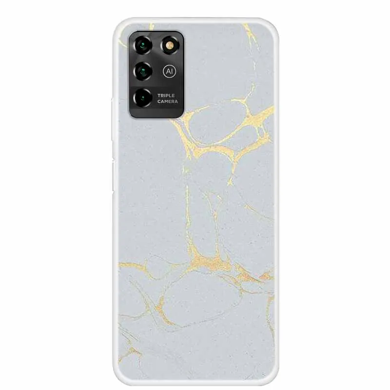 Marble Soft TPU Silicone Clear Phone Case - Transparent Back Cover