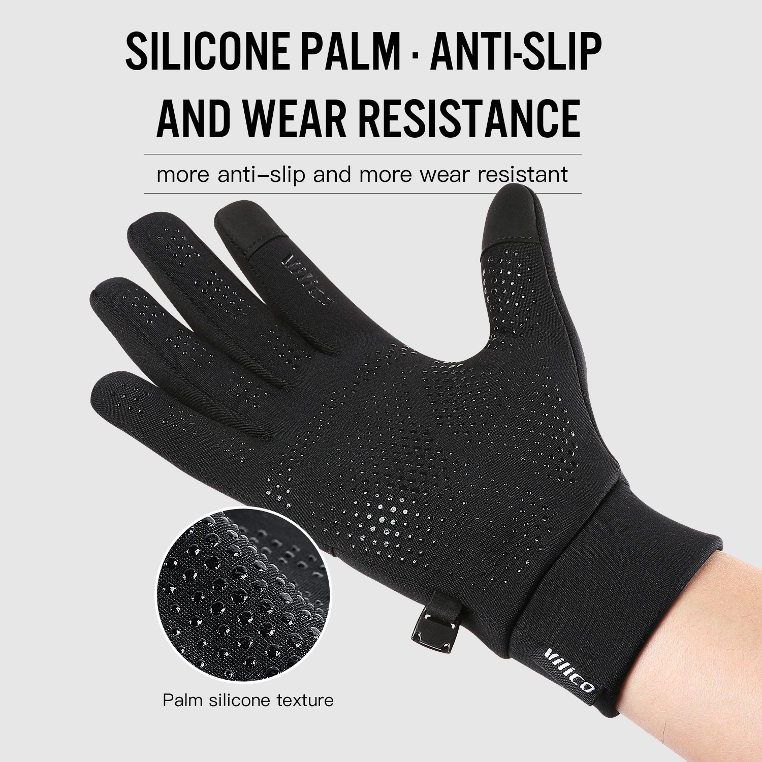 Outdoor Sports Running Winter Men'S Cycling Touchscreen Gloves Women'S Warm And Fleece Windproof And Cold Proof Gloves 4