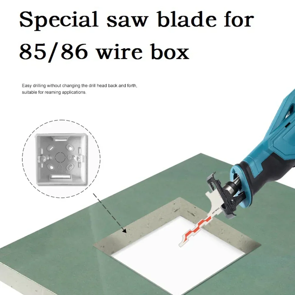 SK5 steel reciprocating saw blades Cut through For plasterboard 86 type line box