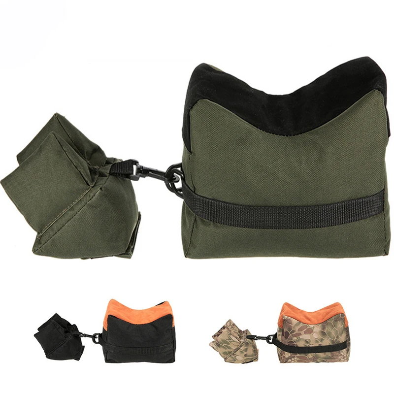 

Tactical Sniper Shooting Gun Rest Bag Set Front & Rear Rifle Target Bench Unfilled Stand Support Sandbag Hunting Accessories Bag