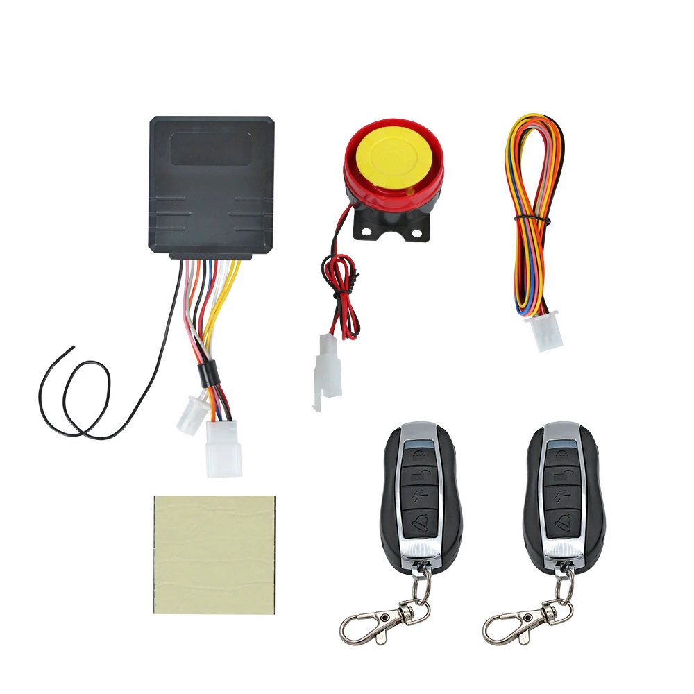 אזעקת גנב מוטורסיקלטה עם שליטה מרחוק באמצעות אפליקציה לטלפון חכם, נעילה ופתיחה, אזהרת רטט למניעת גניבה