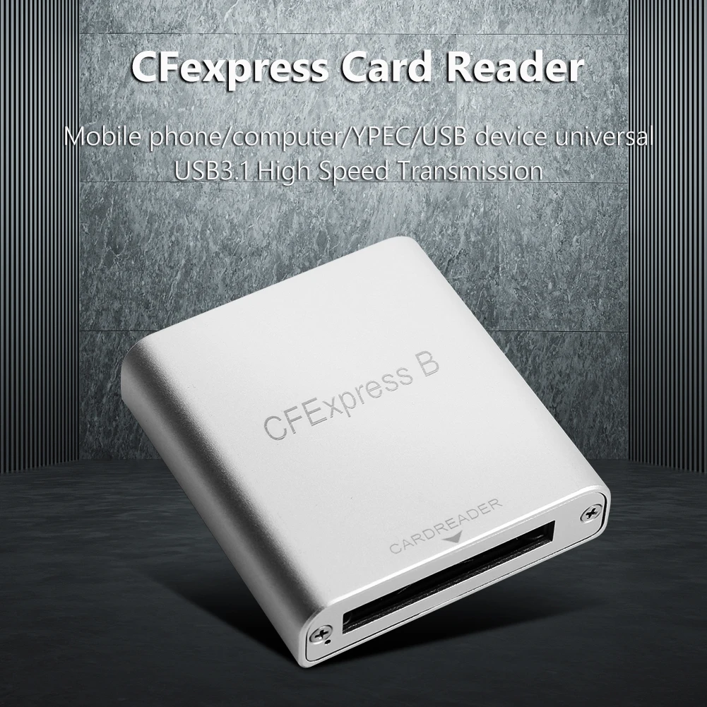 휴대용 CF 메모리 카드 어댑터, 노트북 컴퓨터 및 휴대폰용, MacBook iPad Chromebook, USB 3.1 Gen 2 외장 카드 리더, 10Gbps