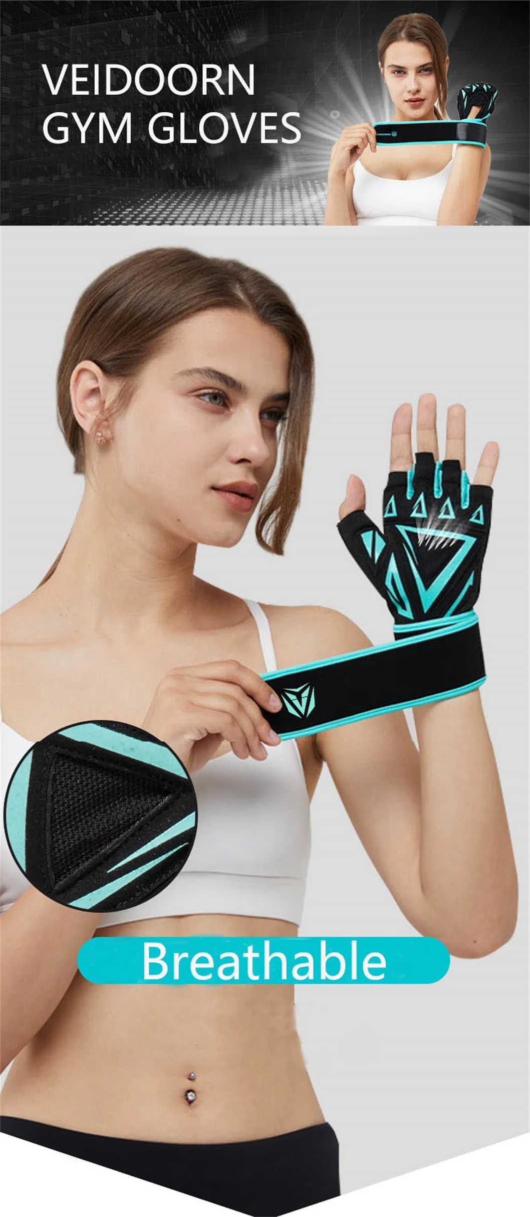 2023 Wrist Strap Gloves - Image 6