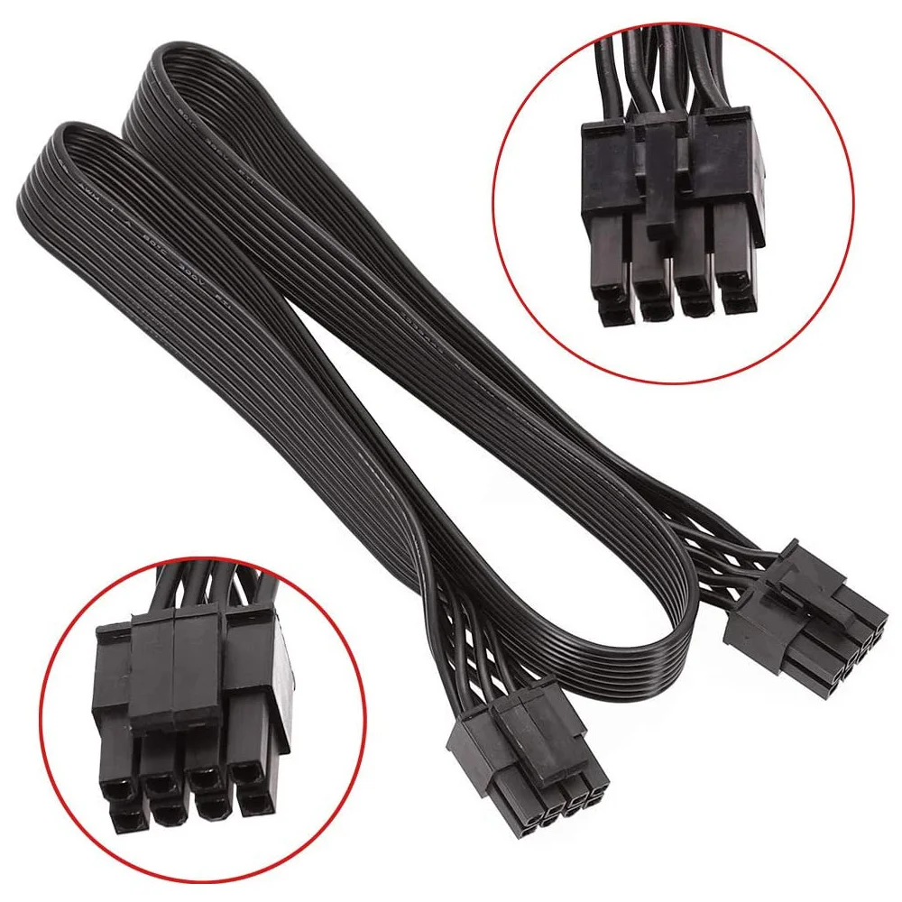 CPU 8 Pin to 4+4 Pin ATX Power Supply Cable 8Pin to 8Pin for for and So on Modular Power Supply