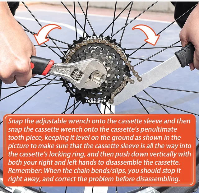 Cassette Lockring Tool Remove Rear Wheel Cassette Park Tool