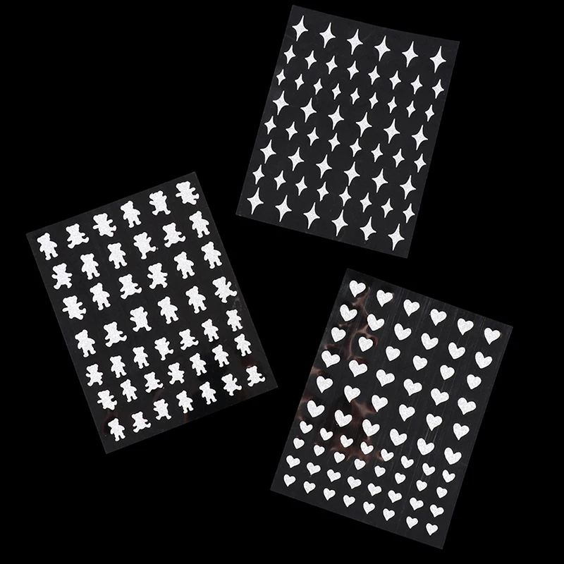 3D наклейки для ногтей со сломанными элементами |