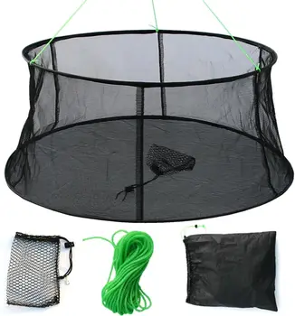 Foldable Fishing Net Trap for Bait Minnow Shrimp Crayfish 1