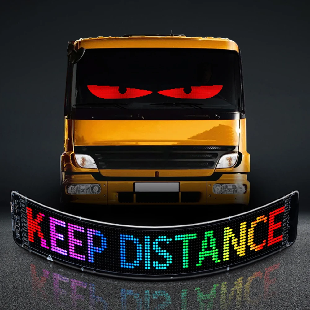 Flexible LED Matrix Pixel Panel Night Light for Car Truck Accessories