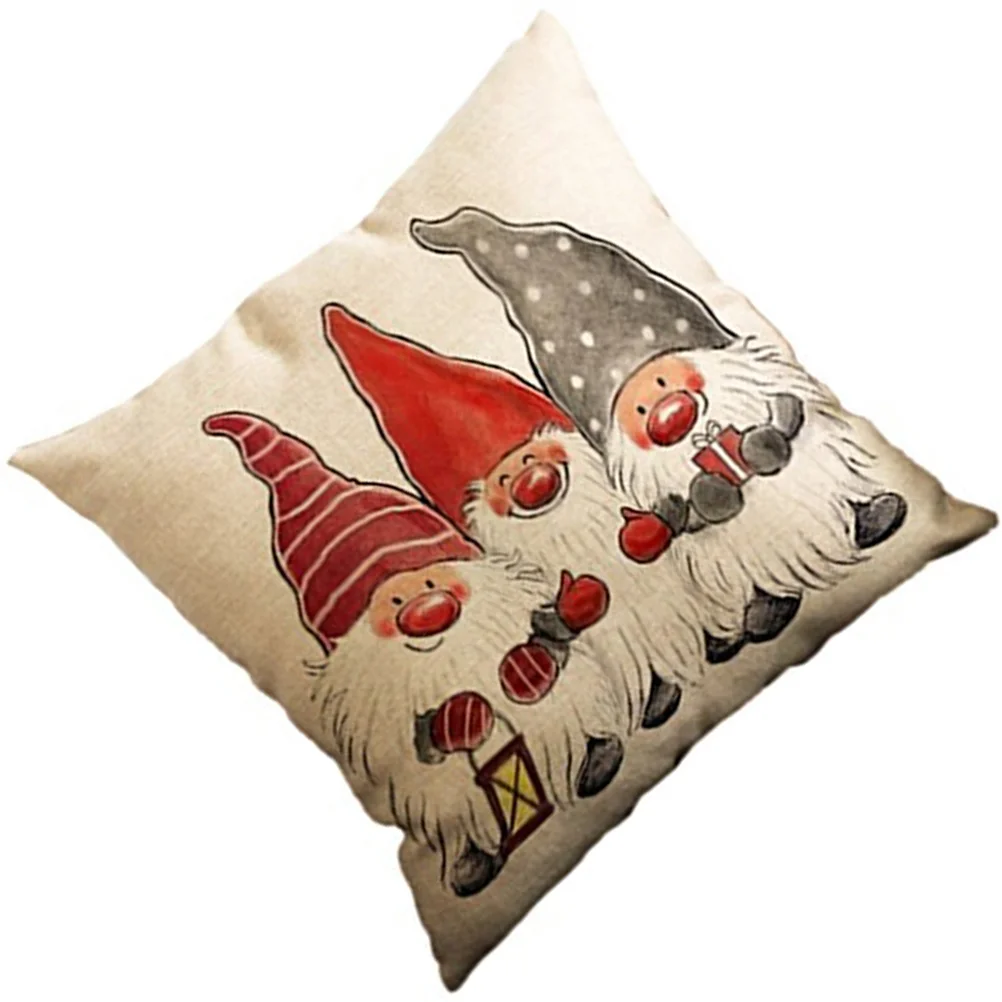 

Christmas Santa Claus Pillow Cases Square Cushion Covers Throw Pillow Covers Home Sofa Car Decoration