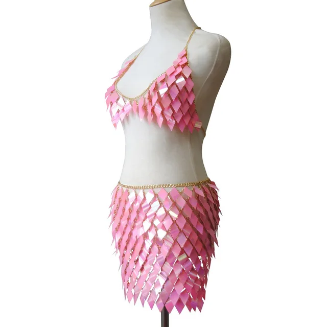 Sequins Top and Skirt 2 Piece Set 21