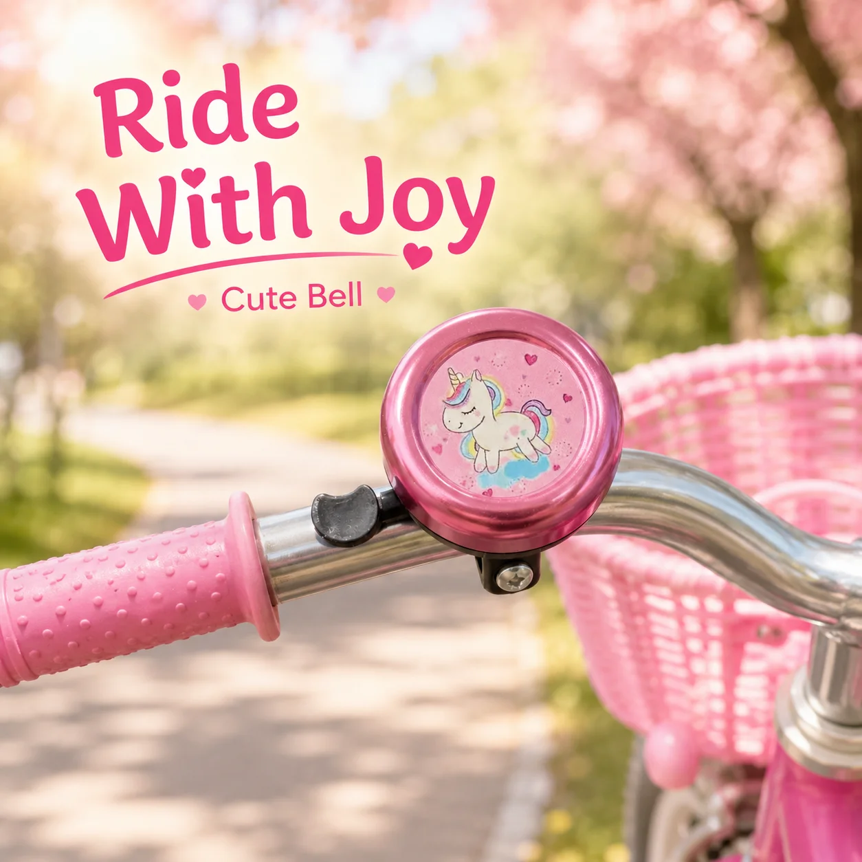 Children's Mini Cute Bicycle Bell - Fun and Loud Bike Accessory