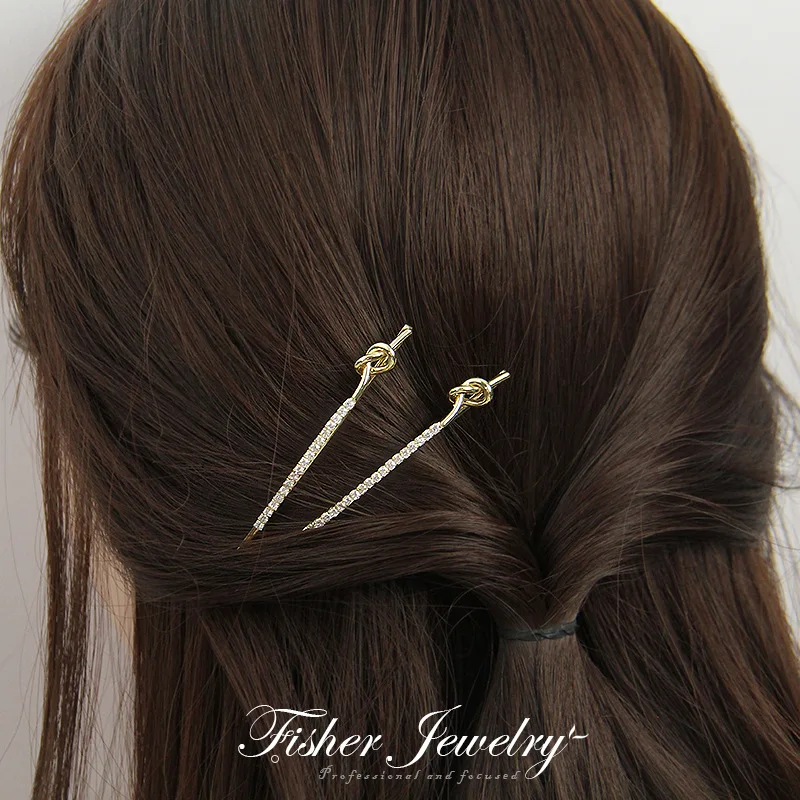 Exquisite elegante Perle Strass Haarnadeln Geschenke Frauen Mädchen Haarspangen Pins Haarspangen Zubehör Hairgrip Kopfschmuck Kopfbedeckung – Detail 5