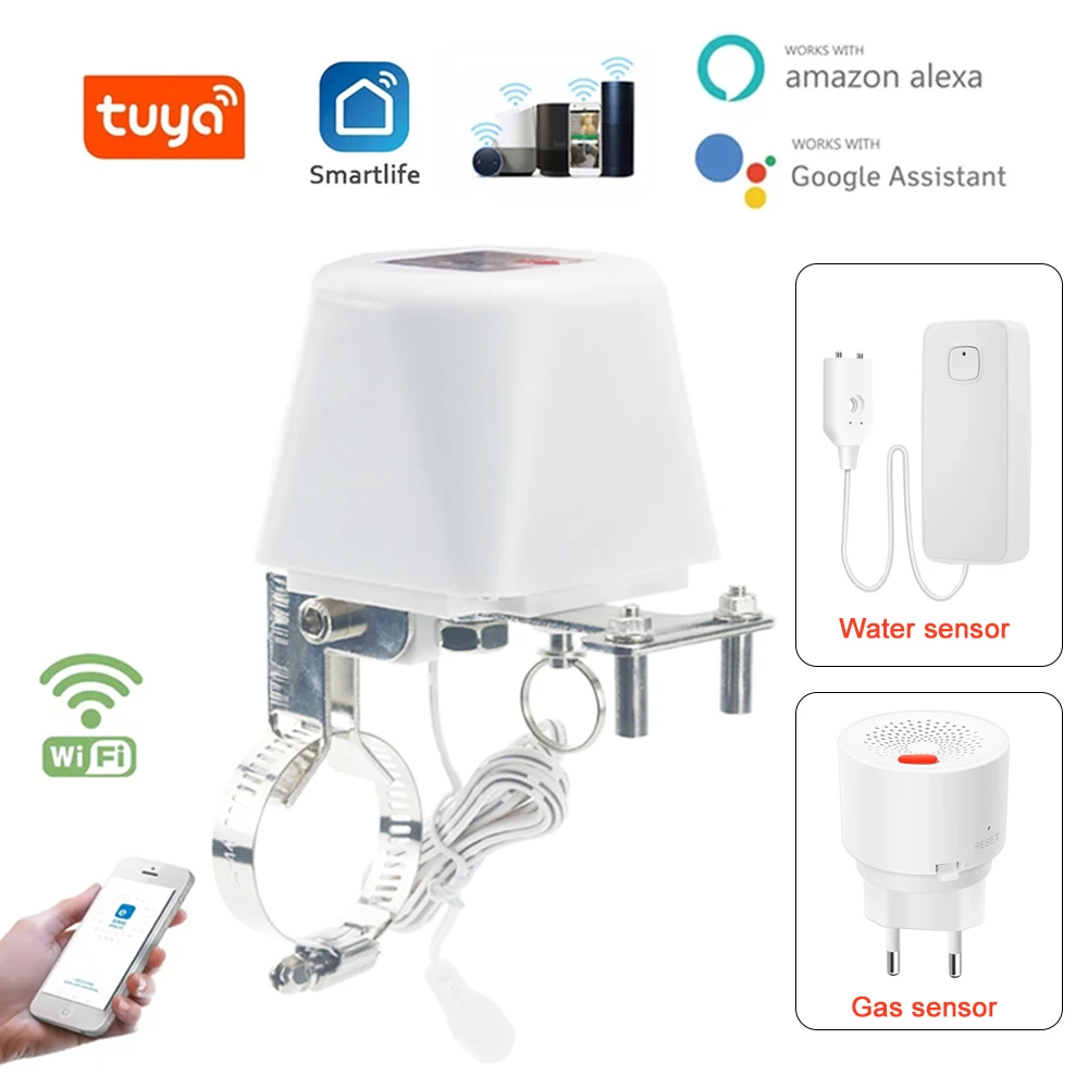 Tuya WIFI Smart Valve Automatic Water Timer Outdoor Farm Garden Intelligent  Sprinkler Timer Work with Alexa and Google Assistant - AliExpress