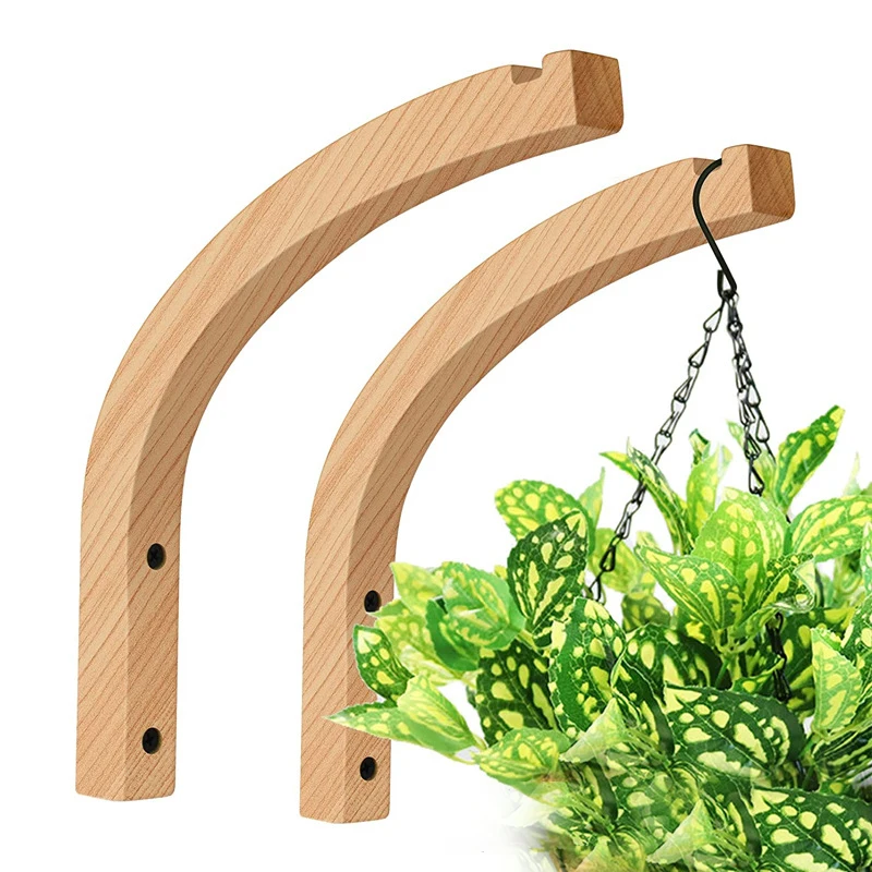 

2 Solid Wood Hooks Wall Entrance Clothes Hanger Wood Hook Indoor Non Perforated Plant Wood Hook Decoration