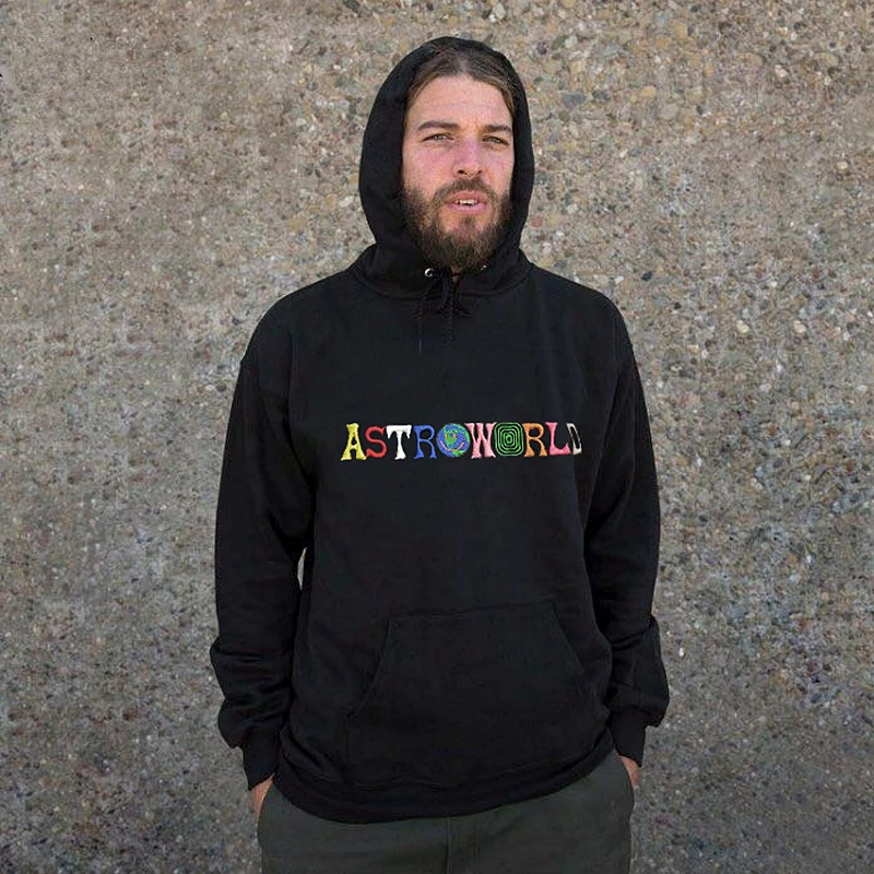 

2022 Kanye Black Hoodie Color Embroidery Hooded Sweatshirt M-XXL