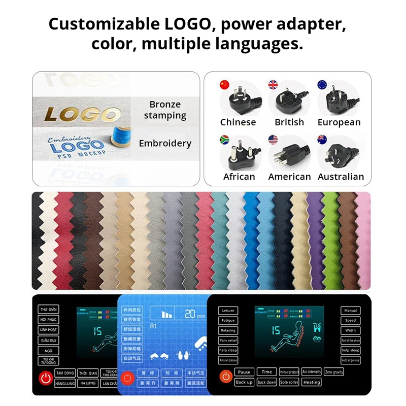 Commercial Shared Coin-operated Massage Chair Coin Banknote Fully Automatic Zero Gravity Fixed Roller Massage Chair 4