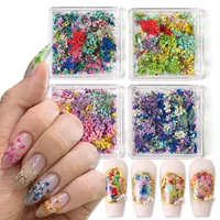 Nail Art DIY Decorations Japanese Style Gel Dried Flower For Nails Art Jewelry Charms Flower Beauty Salon Decoration 1