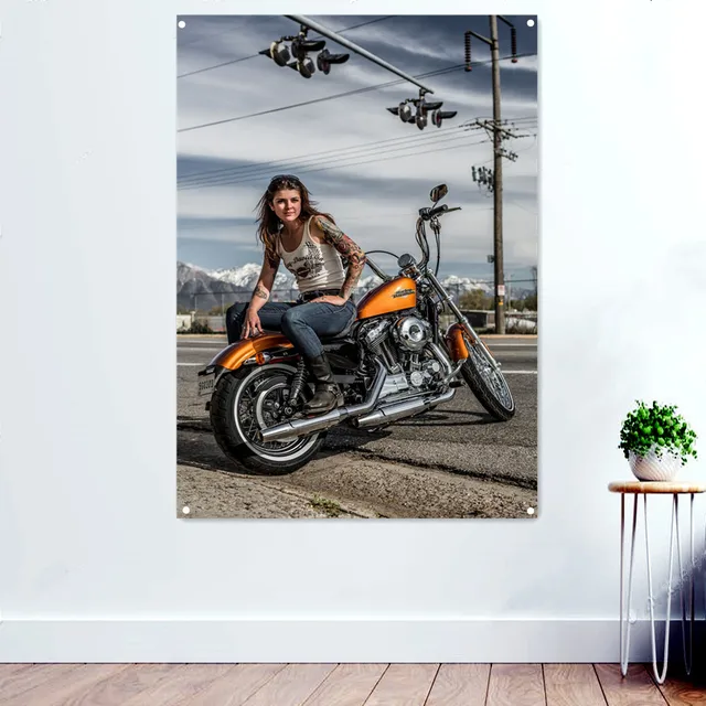 Biker Girls Poster Size