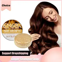 Ginger Shampoo Soap Promote Hair Growth Natural Plant Anti Dandruff Itching Prevent Hair Loss Scalp Treatment Hair Shampoo Bar 1