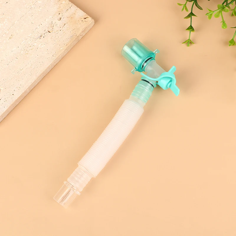 Pet Anesthesia Machine Accessories Disposable Anesthesia Breathing Circuit Thread Extension Tube Retractable Suction Tube Multifunctional L-shaped Rotary Joint