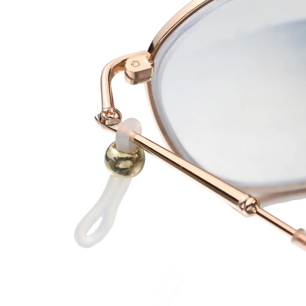 Eyewear Chain Holder Strap with Rubber Loop Connectors - 20pcs Set