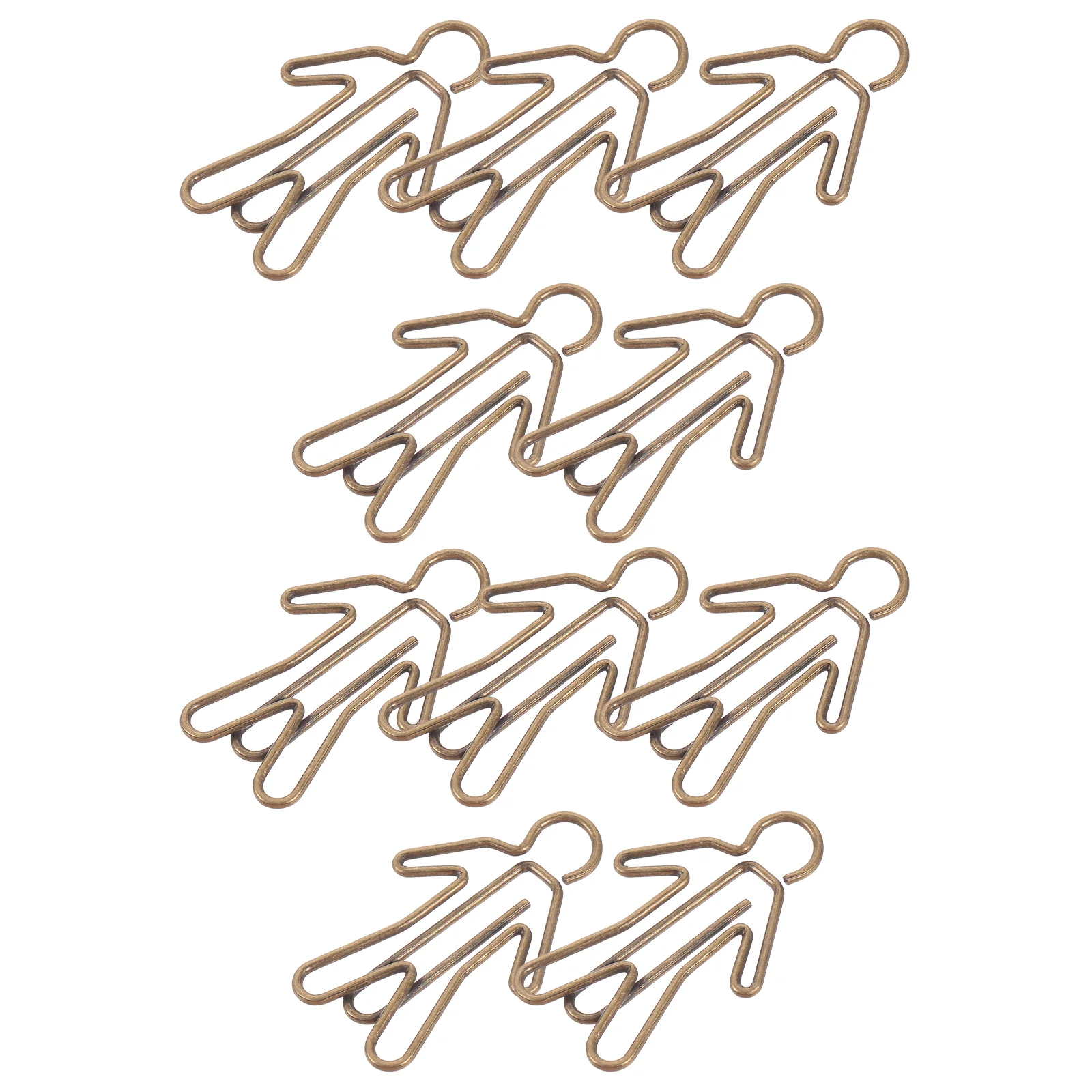 

20 Pcs Business Cards Holders Cartoon Small Paperclips File Folder Tiny Metal Decorative