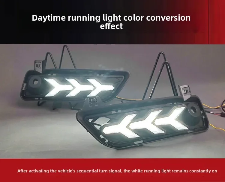 For BMW X3 F25 2009 2010 2011 2012 2013 Car Led Daytime Running Light Front Fog Lamp DRL Dynamic Turn Signal 12V Daylights detail image 8