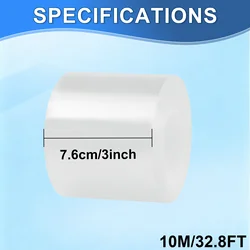 Weatherproof Transparent Window Sealing Tape for Insulation and Draft Prevention (7.6cmx10m)